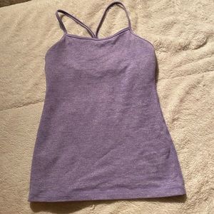 Lululemon Power Pose Tank- light purple